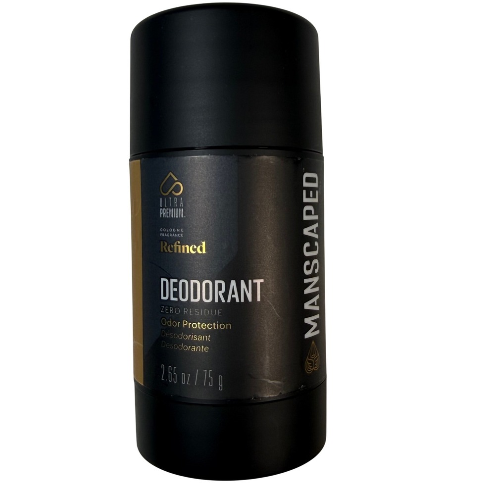Manscaped Refined Deodorant Aluminum Free Clear Odor Protection 2.65oz NEW